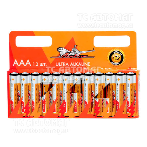 Батарейка AIRLINE  AAA LR03  (1шт)  K12