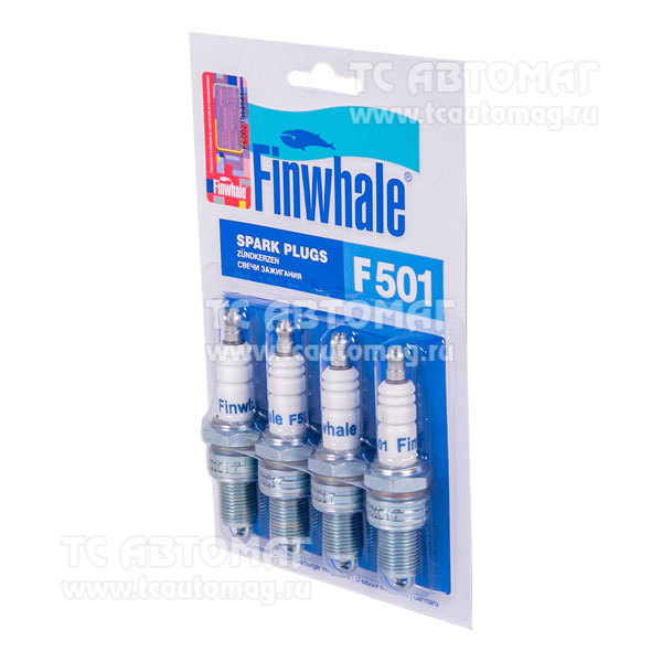 Свечи Finwhale F501 ВАЗ 2101-07, ОДА 1,6, Таврия 4шт