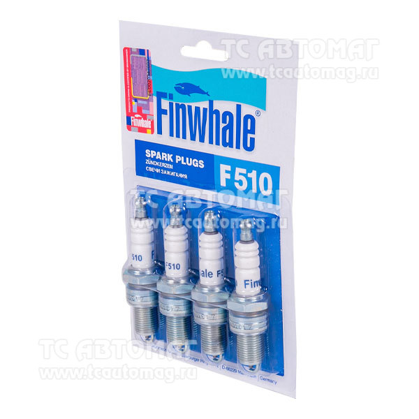 Свечи Finwhale F510 ВАЗ 2108-10 инж 4шт