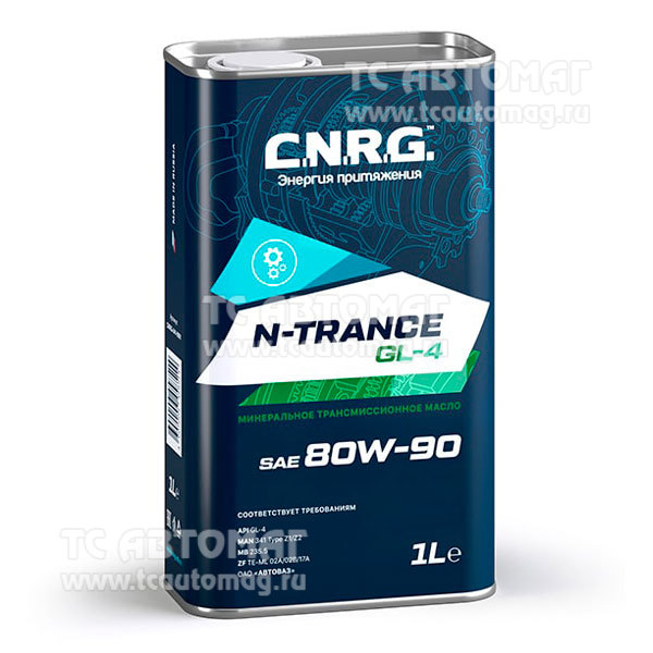 Масло C.N.R.G. трансмиссионное N-Trance GL-4 80W-90 1л минеральное CNRG-041-0001  (уп.12)
