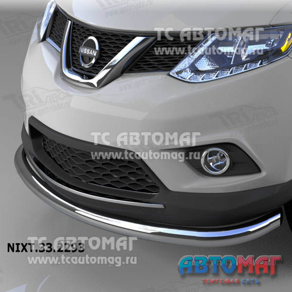 Защита переднего бампера Nissan X-Trail 2014- d60 NIXT.33.2293 ГлС