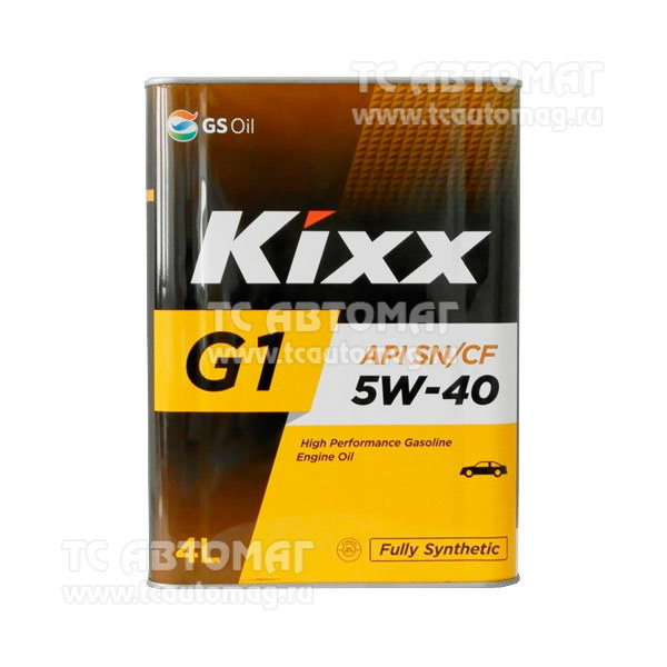 Масло Kixx G1 SP 5W40 4л. синтетика (металлическая канистра) L210244TE1