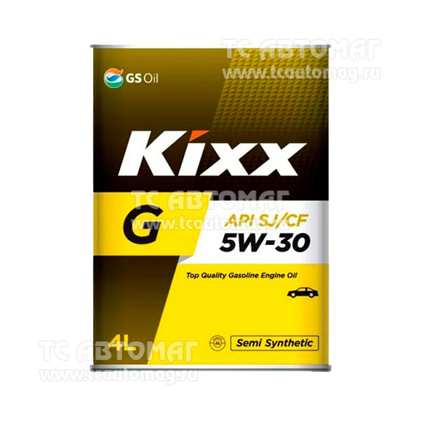 Масло Kixx G SJ 5W30 (Gold) 4л. полусинтетика (металлическая канистра) L531744TE1