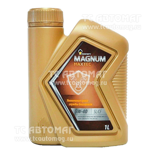 Масло Роснефть Magnum /Maxtec 5w40 SL/CF 1л п/с
