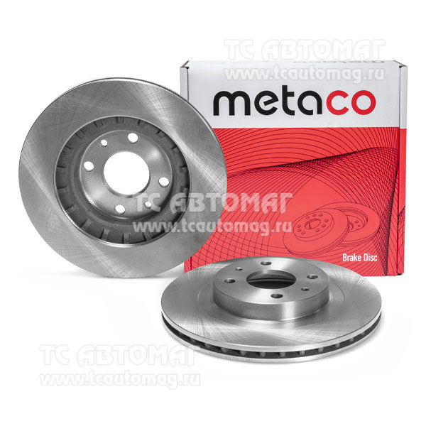 Диск тормозной передний вентилируемый Metaco 3050-292, OEM 402065PA0G Nissan, Datsun On-Do (2014>), VAZ Lada Granta (2011>)  (уп.2шт.)