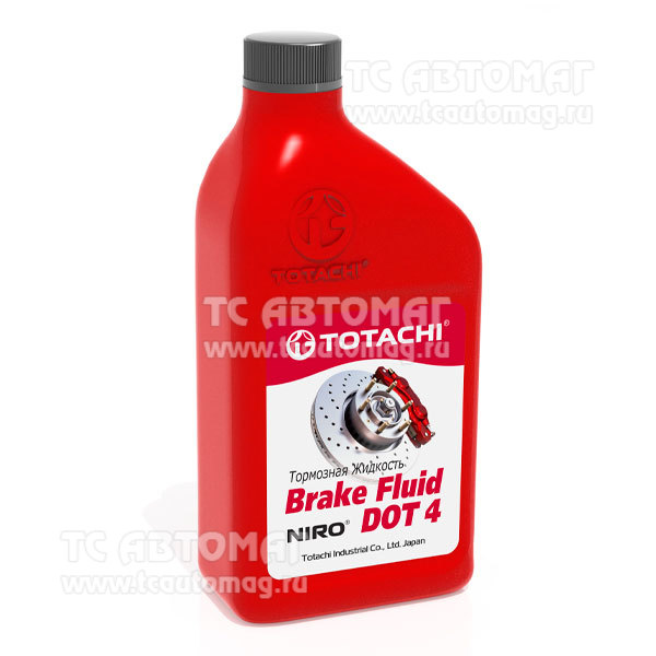 Тормозная жидкость TOTACHI NIRO Brake Fluid DOT-4 0.910л 90201