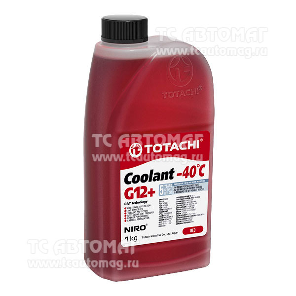 Антифриз Totachi NIRO COOLANT Red -40c  1л