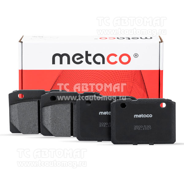 Колодки тормозные перeдние Metaco 3000-530 LADA VAZ 2101-2009 84x60.3x16  OEM 21013501090